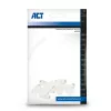 Passa-cabos UTP ACT, RJ45, passa-cabos, cinzento, RJ45, 10 unidades