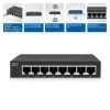 Switch não gerido ACT AC4418 8 portas Gigabit Ethernet 10/100/1000