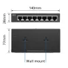 Switch não gerido ACT AC4418 8 portas Gigabit Ethernet 10/100/1000