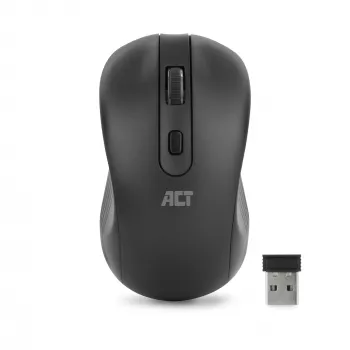 Rato sem fios ACT 1600 DPI, clique silencioso, ecológico, feito com materiais reciclados