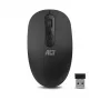 Rato sem fios ACT 1200 DPI, ambidestro, RF Wireless, 1200 DPI, preto