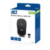 ACT AC5125 rato sem fios, ambidestro, 1600 DPI, preto