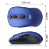 ACT AC5140 rato sem fios ambidestro, 1600 DPI, RF Wireless, azul/preto