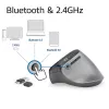 Rato ergonómico sem fios ACT com Bluetooth e USB-C/USB-A
