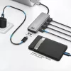 Hub USB ACT AC6121 Type-A 5000 Mbit/s alumínio