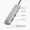 Hub USB ACT AC6125 3.2 Gen 1 Type-A 5000 Mbit/s cinzento