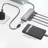 Hub USB ACT AC6125 3.2 Gen 1 Type-A 5000 Mbit/s cinzento