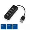 Hub USB ACT AC6205 2.0 480 Mbit/s preto 0,12m