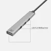 Hub USB 2.0 ACT AC6225 480 Mbit/s cinzento alumínio