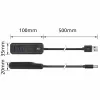 Hub de interfaces ACT AC6320 USB 3.2 Gen 1 (3.1 Gen 1) Type-A 5000 Mbit/s preto