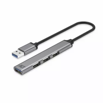 Hub USB 3.2 Gen 1 Type-A ACT AC6325 5000 Mbit/s cinzento