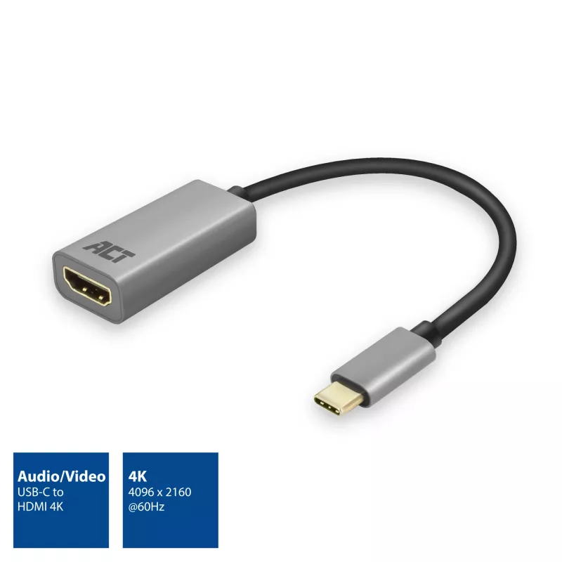 Adaptador USB-C para HDMI ACT ACT USB-C para HDMI