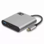Adaptador multiporta USB-C ACT para 1 monitor HDMI, 1x USB-A, passagem PD