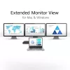 Docking station USB-C ACT 4K, para 2 ou 3 monitores HDMI/DisplayPort, DisplayLink