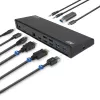 Docking station USB-C ACT 4K, para 2 ou 3 monitores HDMI/DisplayPort, DisplayLink