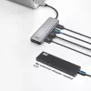 Hub USB 3.2 Gen 1 Type-C ACT AC7072 5000 Mbit/s preto cinzento