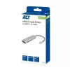 Hub USB 3.2 Gen 1 Type-C ACT AC7072 5000 Mbit/s preto cinzento