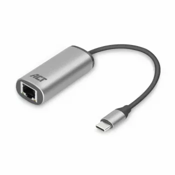 Hub USB ACT AC7081 Type-C 2500 Mbit/s alumínio