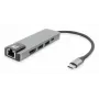 Docking station USB-C 4K ACT para 1 monitor HDMI, Ethernet, USB-A, passagem PD