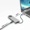 Docking station USB-C 4K ACT para 1 monitor HDMI, Ethernet, USB-A, passagem PD