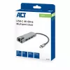 Docking station USB-C 4K ACT para 1 monitor HDMI, Ethernet, USB-A, passagem PD