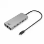ACT AC7095 estação de acoplamento USB-C, USB 3.2 Gen 1, com fios, cinzento