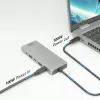 ACT AC7095 estação de acoplamento USB-C, USB 3.2 Gen 1, com fios, cinzento