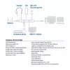 ACT AC7095 estação de acoplamento USB-C, USB 3.2 Gen 1, com fios, cinzento