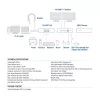 Docking station universal USB-C ACT 4K, para 2 monitores HDMI/DisplayPort, DisplayLink, design compacto