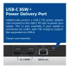 Docking station universal USB-C ACT 4K, para 2 monitores HDMI/DisplayPort, DisplayLink, design compacto