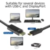 Cabo USB-C para DisplayPort ACT AC7325 2 metros