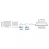 Cabo ACT USB 3.0 OTG USB-C macho para USB-A fêmea 0,2 m 5 Gbit/s