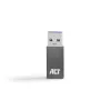 Adaptador USB-A para USB-C ACT AC7375 cinzento