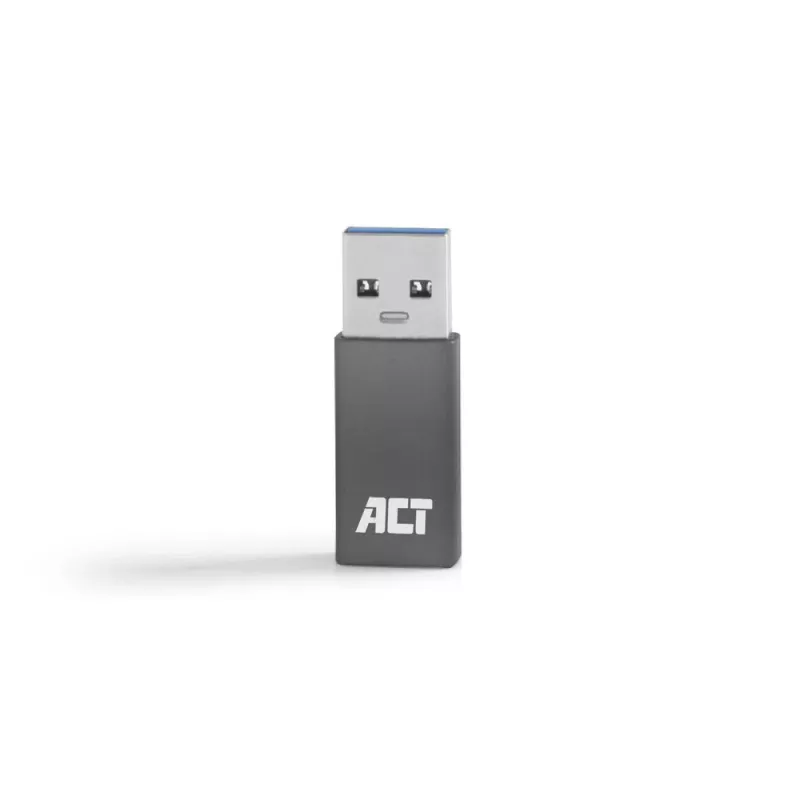 Adaptador USB-A para USB-C ACT AC7375 cinzento