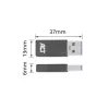 Adaptador USB-A para USB-C ACT AC7375 cinzento