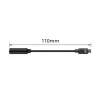 Cabo de áudio ACT AC7380 0,11 m ficha 3,5 mm USB Type-C macho preto
