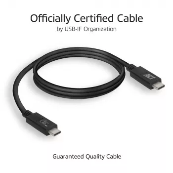 Cabo ACT USB 3.0 USB-C certificado USB-IF 2 metros 5 Gbit/s