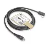 Cabo angular ACT USB 3.0 USB-C 2 metros 5 Gbit/s preto