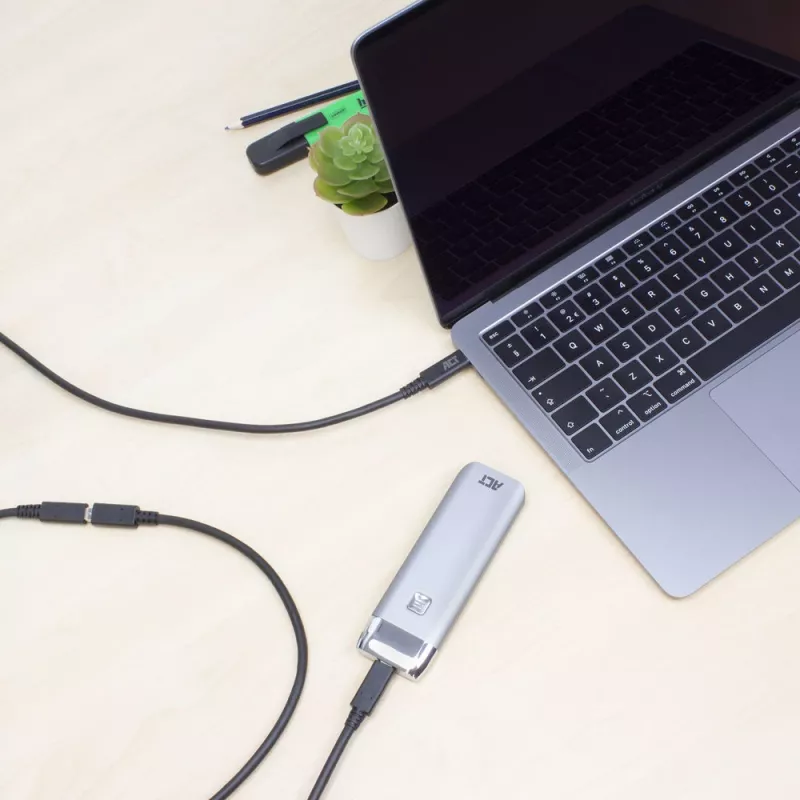 Cabo de extensão ACT USB 3.0 USB-C 2 metros 5 Gbit/s preto