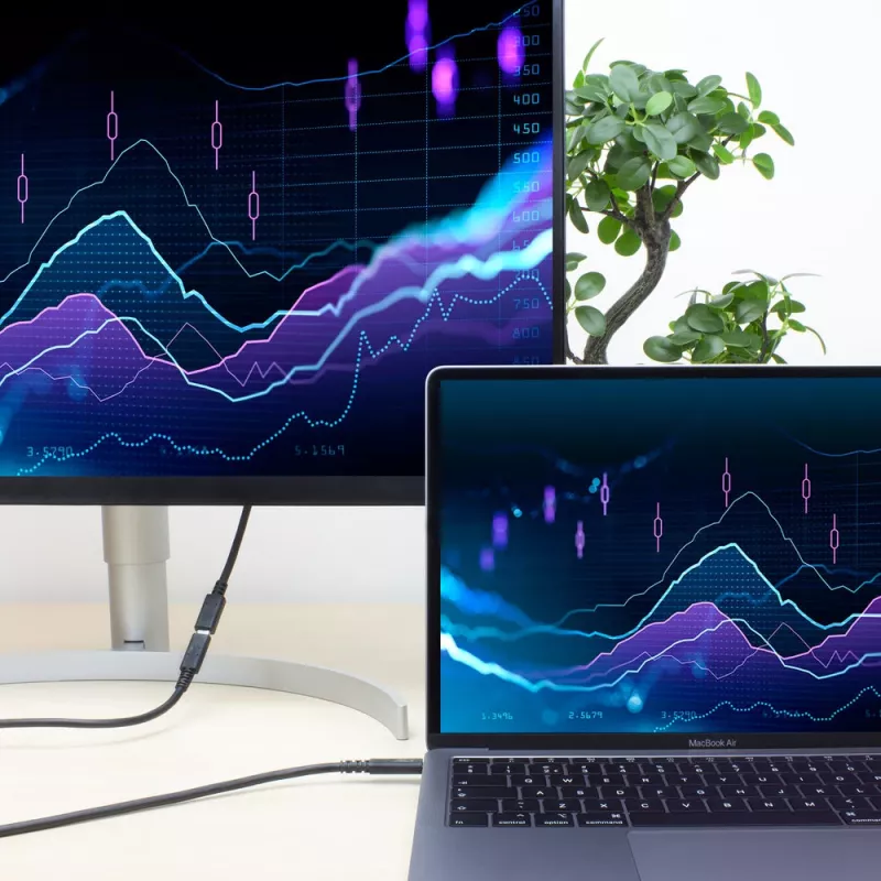 Cabo de extensão ACT USB 3.0 USB-C 2 metros 5 Gbit/s preto