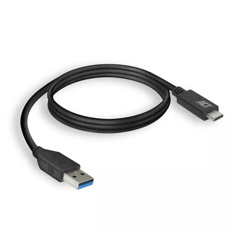 Cabo ACT USB 3.0 USB-A para USB-C 1 metro 5 Gbit/s preto