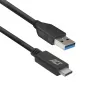 Cabo ACT USB 3.0 USB-A para USB-C 2 metros 5 Gbit/s preto