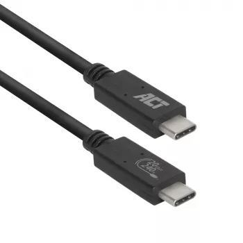 Cabo ACT USB4® 20Gbps, USB-C, certificado USB-IF, 1 metro