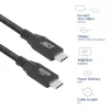 Cabo USB Type-C ACT AC7442 2 m 10Gbps 60W preto