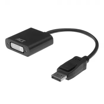 Adaptador ACT DisplayPort macho para DVI fêmea 0,15 m AC7510