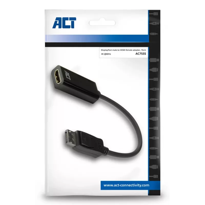 Adaptador DisplayPort para HDMI ACT AC7555