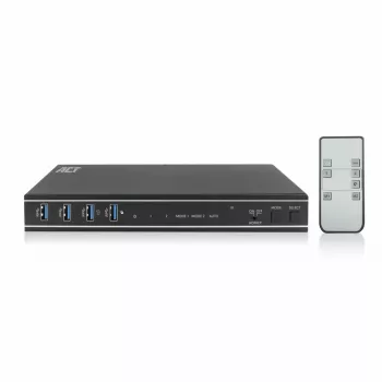 Switch KVM ACT 2 portas Dual HDMI 4K@60Hz, USB 3.2 Gen1 (USB 3.0)
