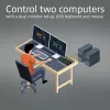 Switch KVM ACT 2 portas Dual HDMI 4K@60Hz, USB 3.2 Gen1 (USB 3.0)
