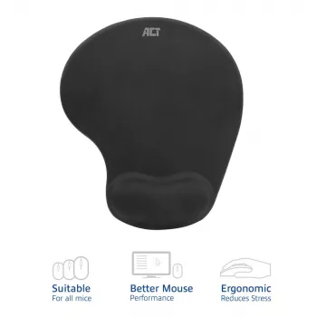 Tapete de rato ACT Ergonomic AC8010 com apoio de pulso