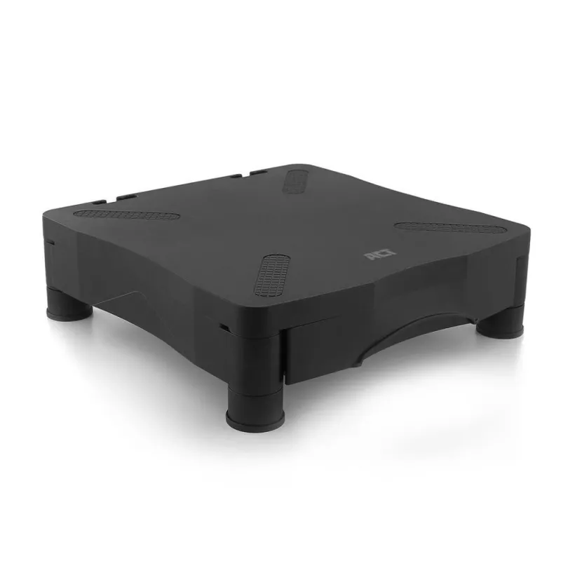 Suporte para monitor ACT AC8200 altura ajustável uma gaveta preto